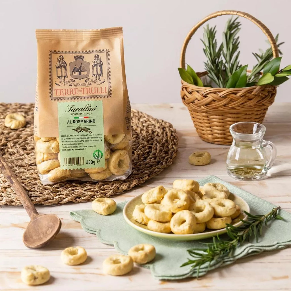 Apulian tarallini with rosemary