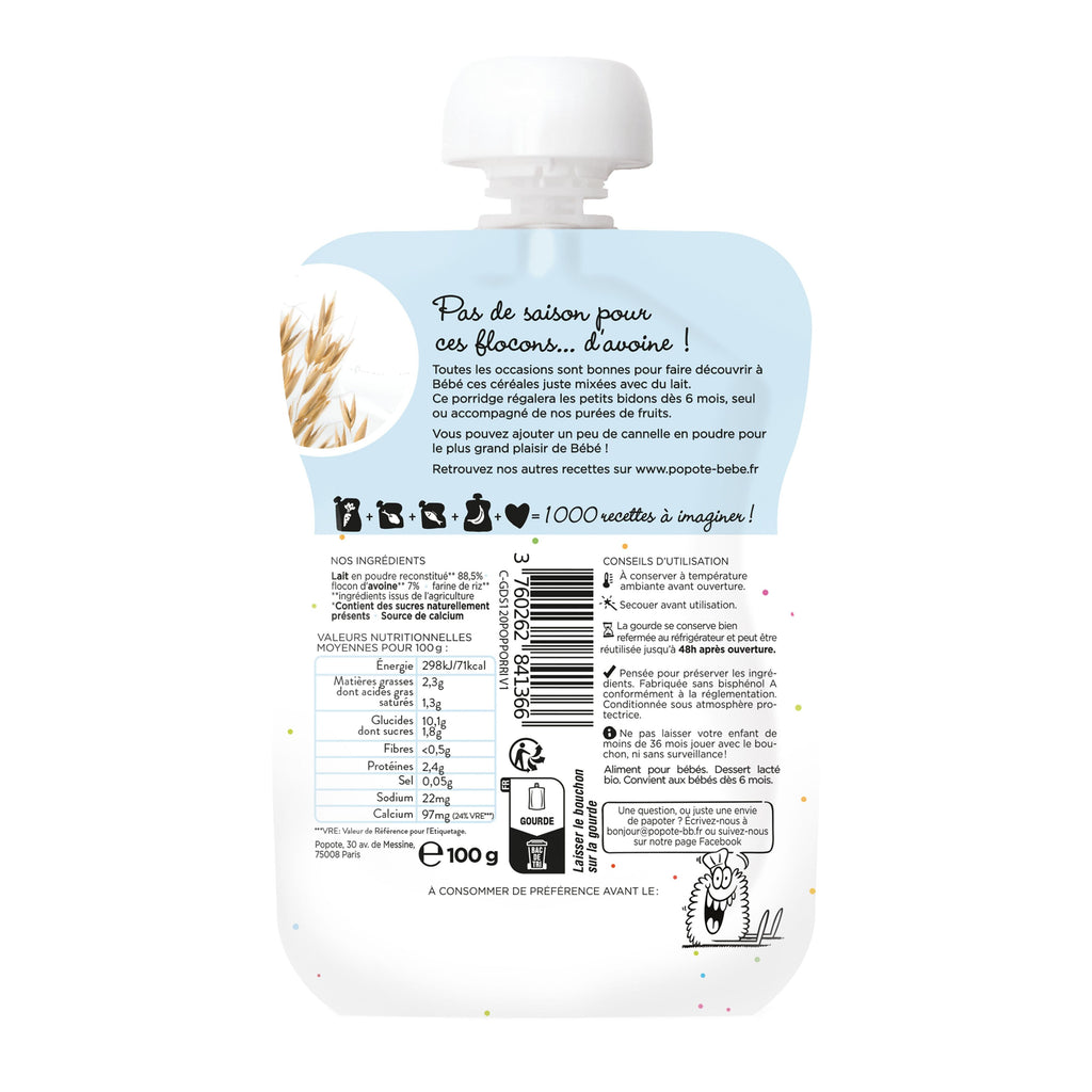 Le porridge bio
