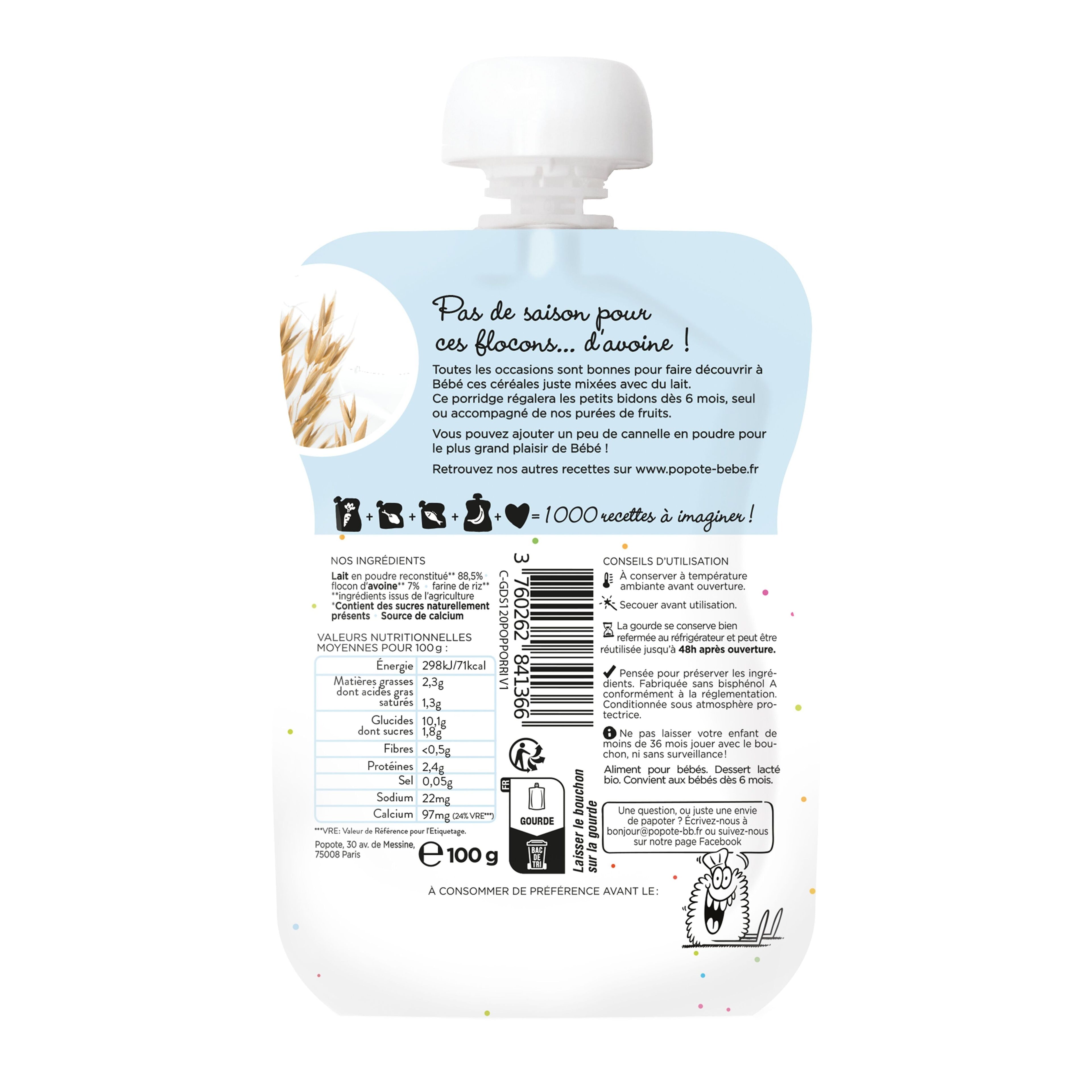 Le porridge bio