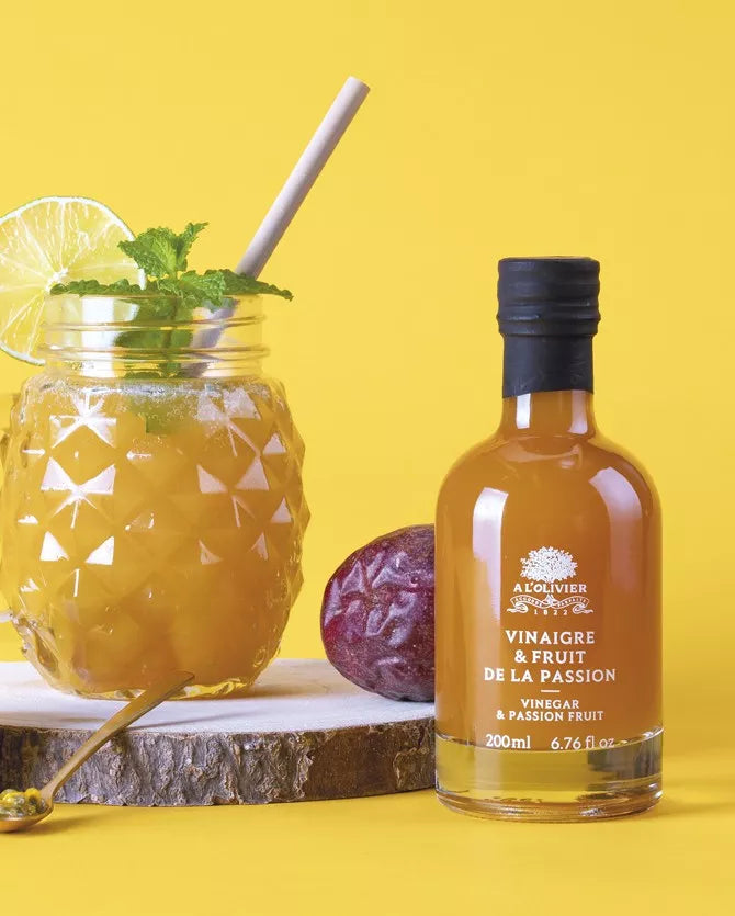 Vinegar and passion fruit