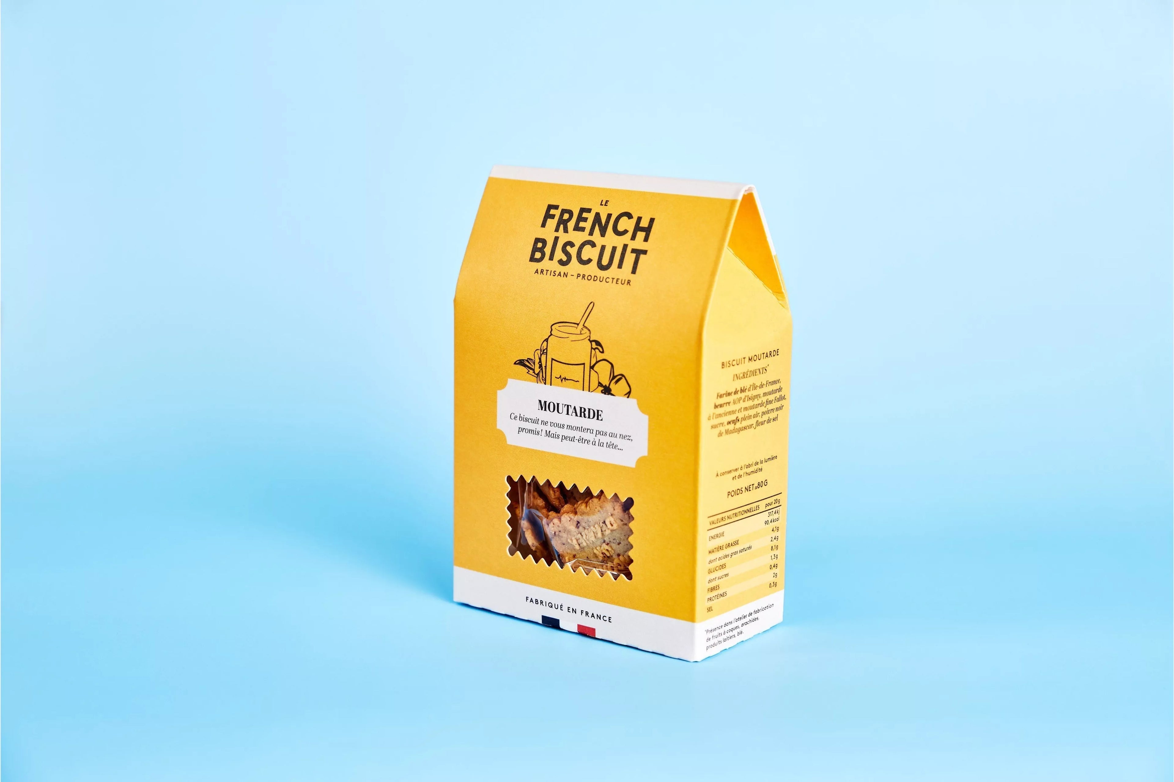 Biscuits apéritif moutarde