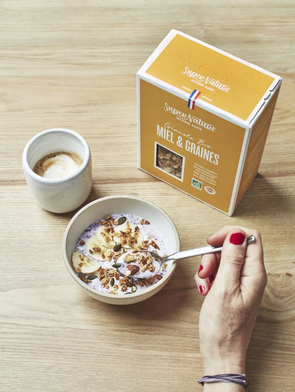 Granola miel et graines