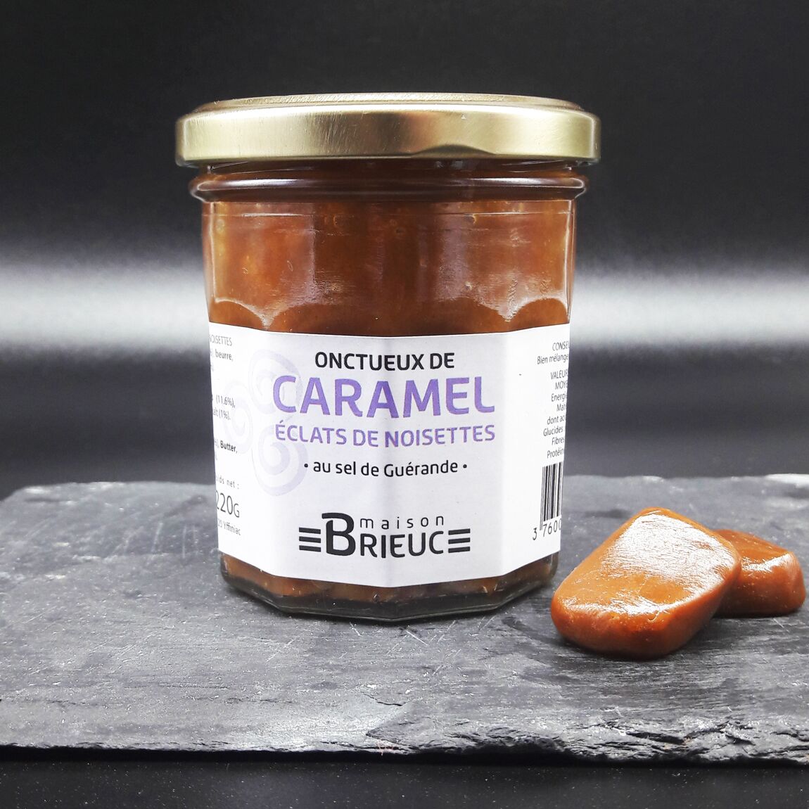 Onctueux de Caramel aux éclats de noisettes