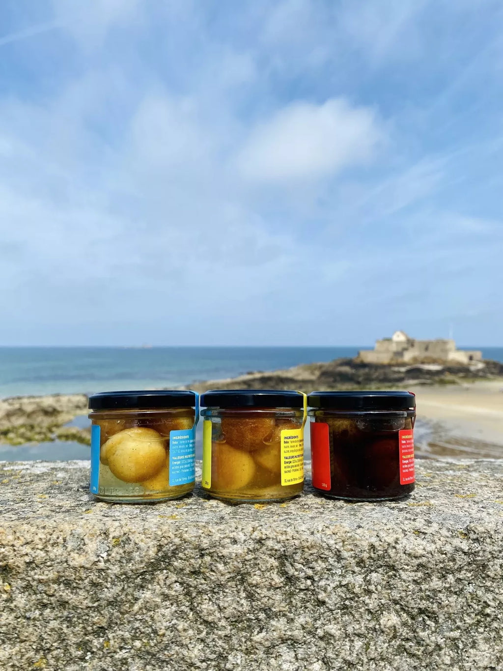 Trio de mini-babas : rhum vanille - limoncello citron - whisky café