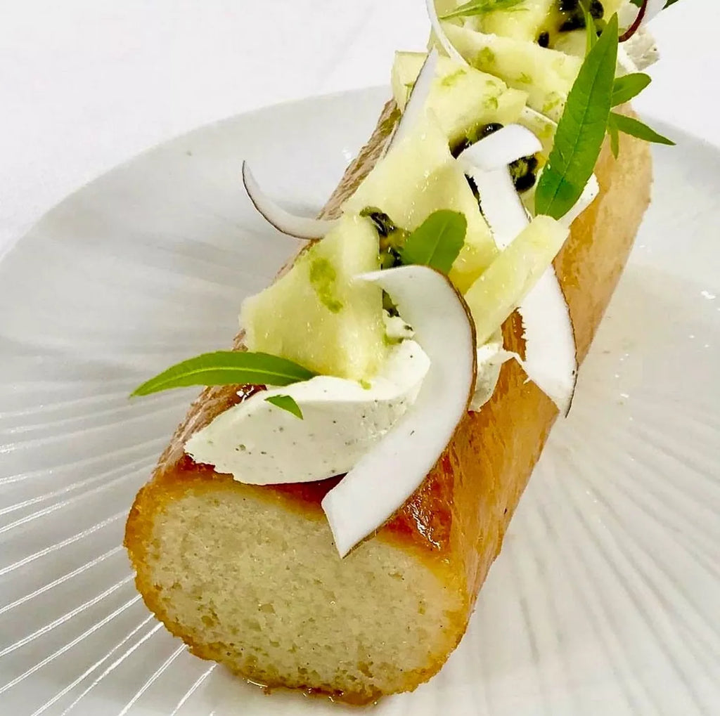 Baba bûche au rhum vieux des Antilles et vanille de Madagascar