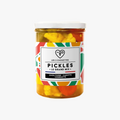 Carrot, cauliflower, and zucchini pickles 