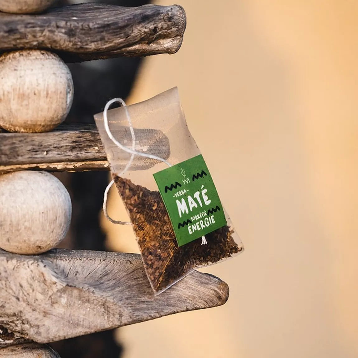Thé maté torréfié bio - 15 sachets naturels