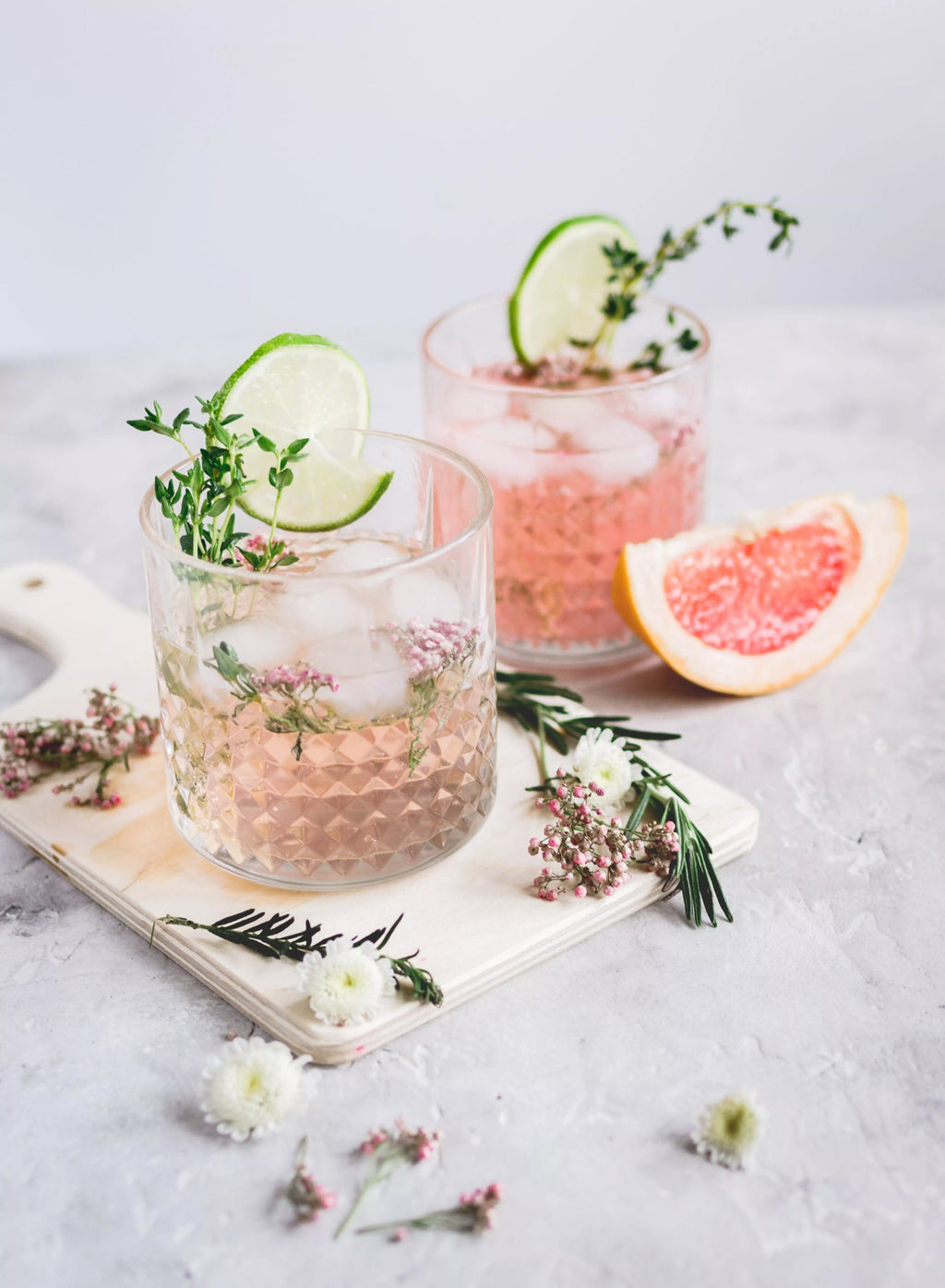 Box of 5 syrups for sparkling cocktails