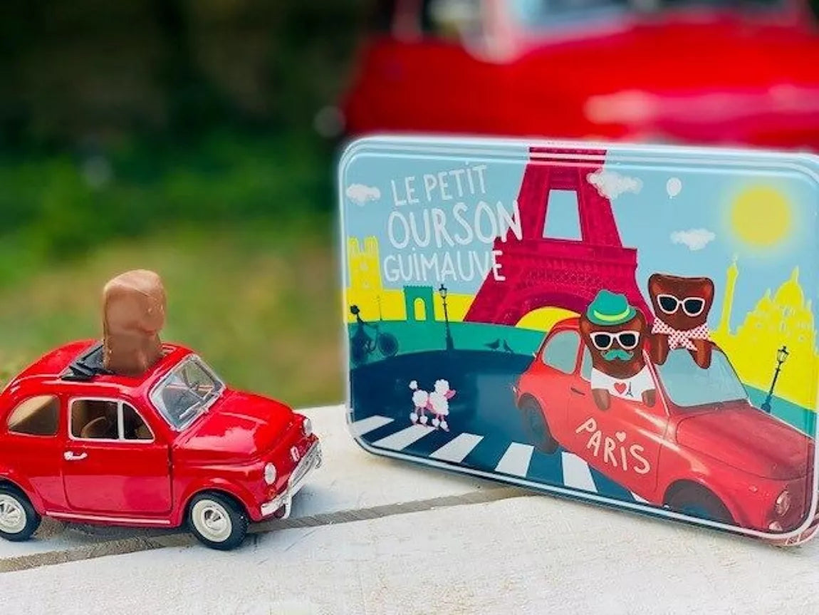 Ourson guimauve boite métal from Paris with love