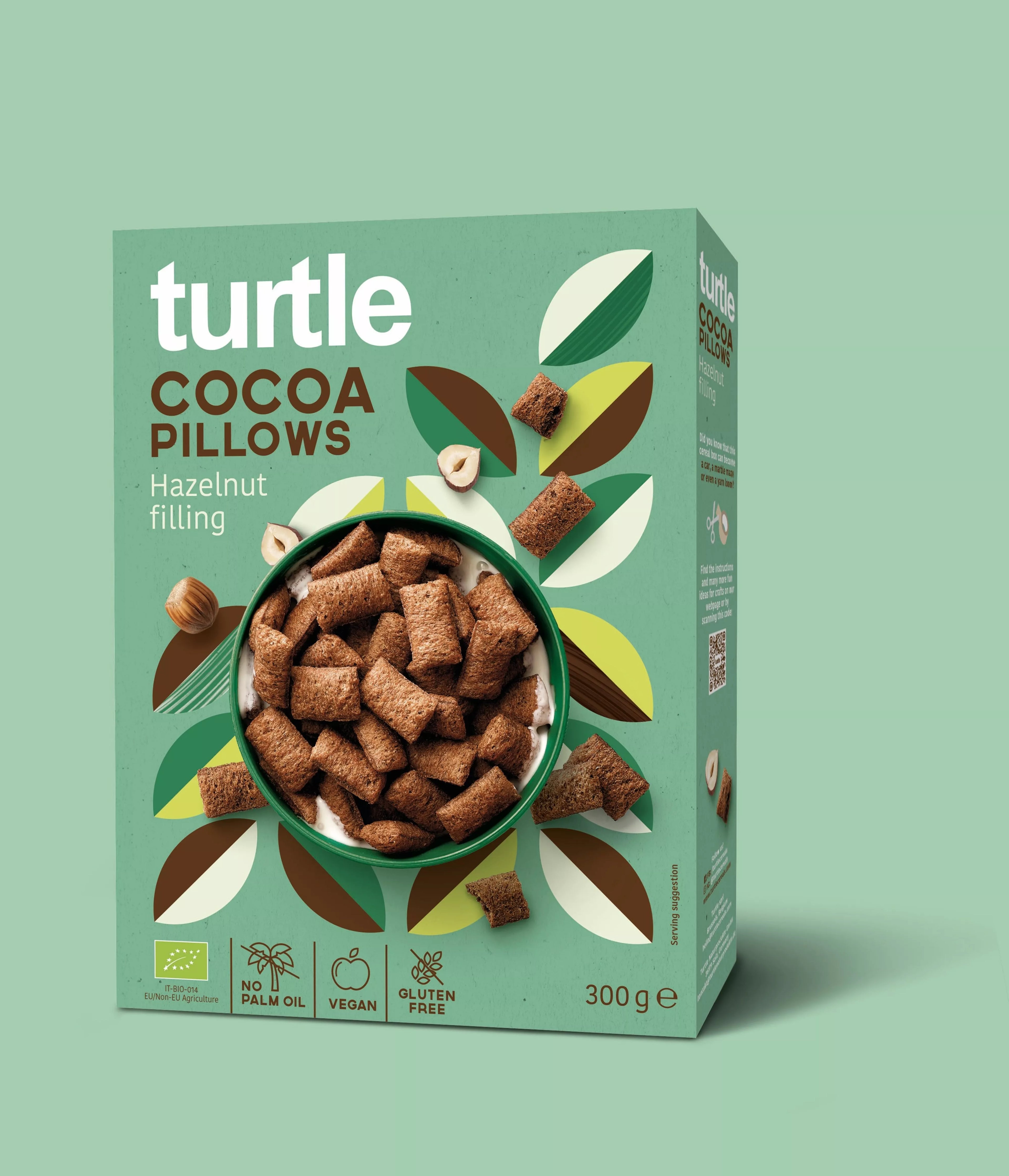 Oreillers cacao à la noisette bio
