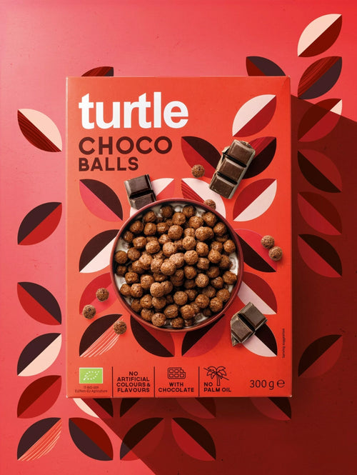 Biologische chocolade ontbijtgranenballetjes