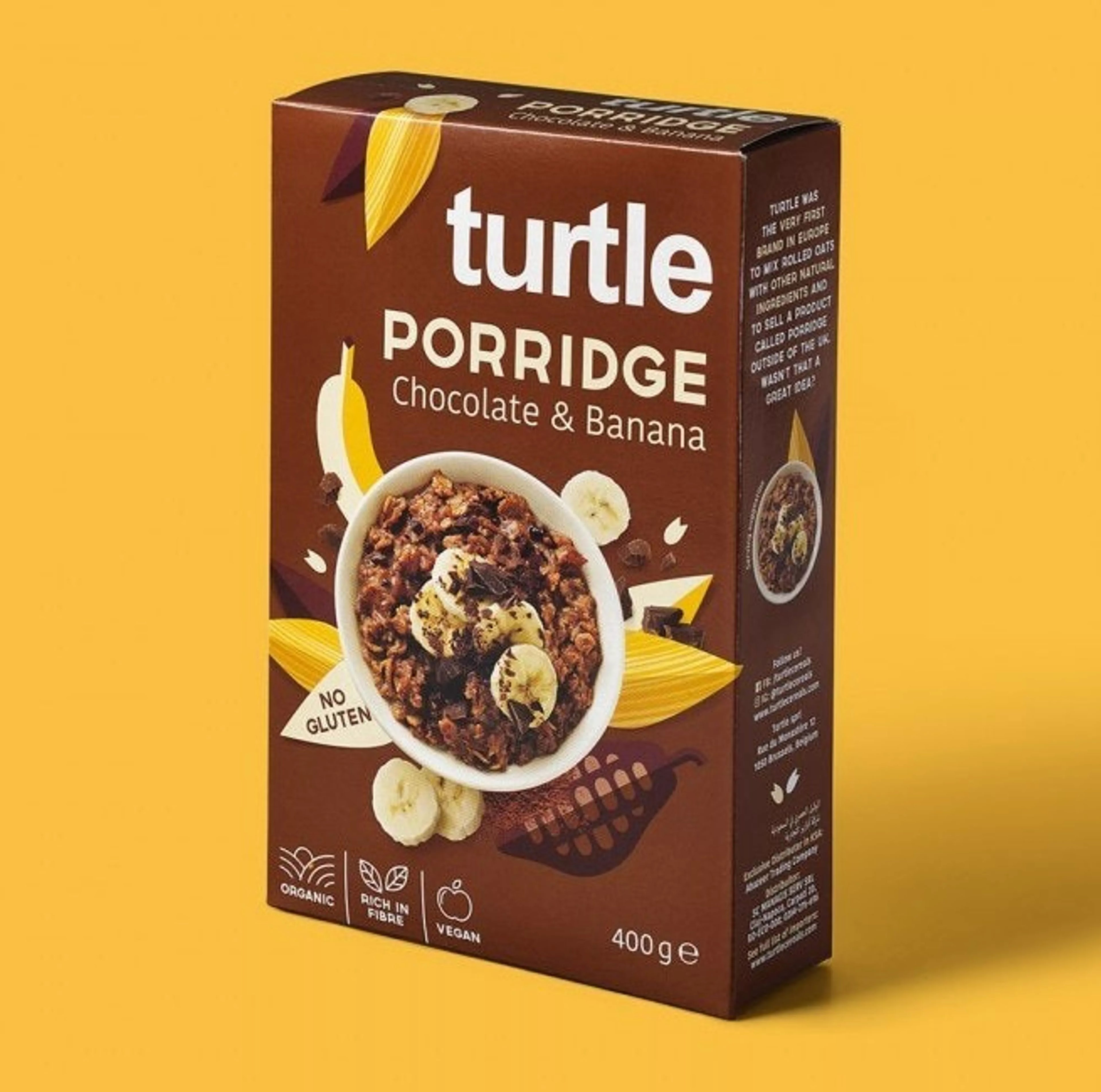 Porridge chocolat et banane bio