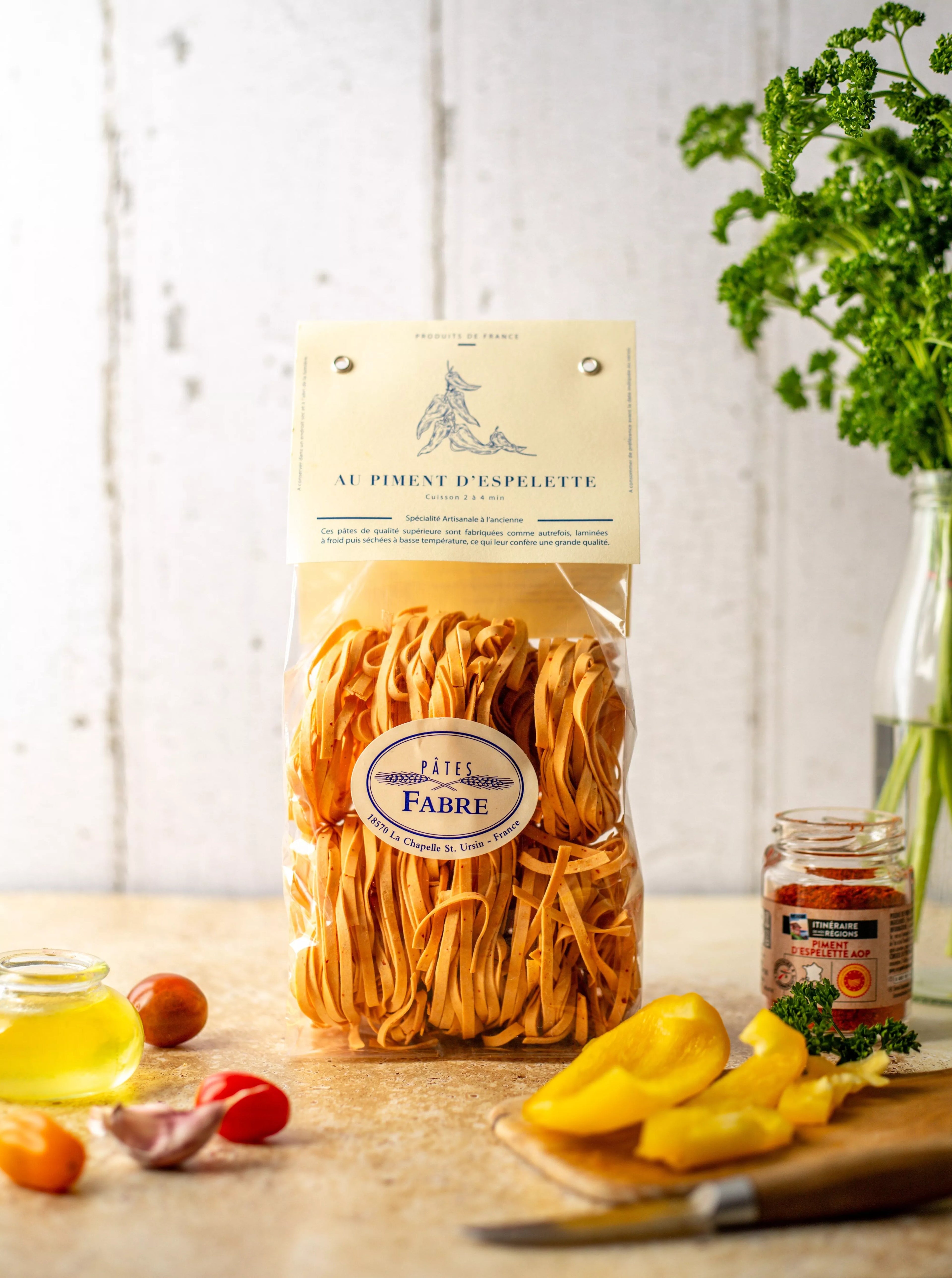 Tagliatelles au piment d'Espelette