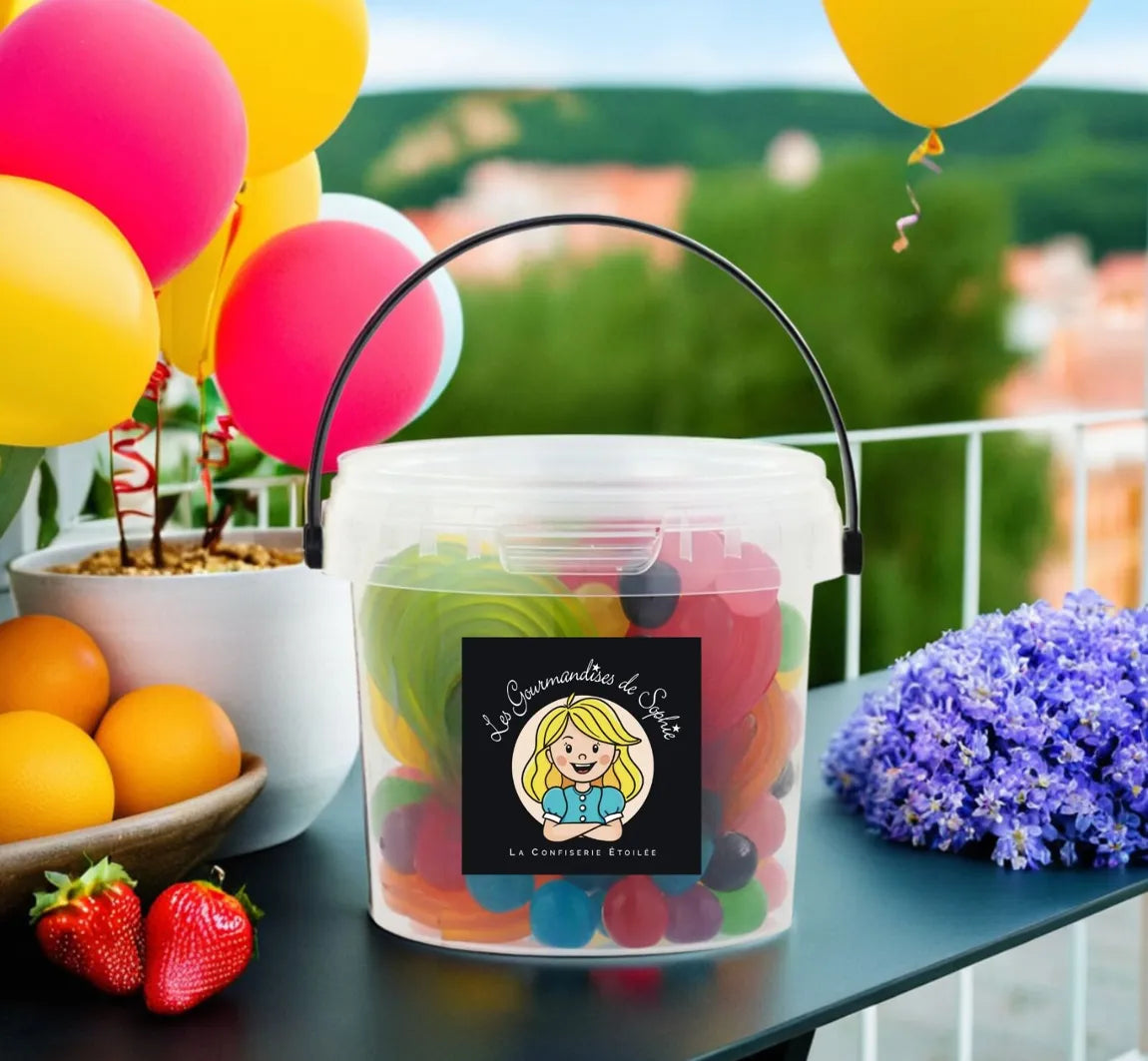 Seau mélange fruité