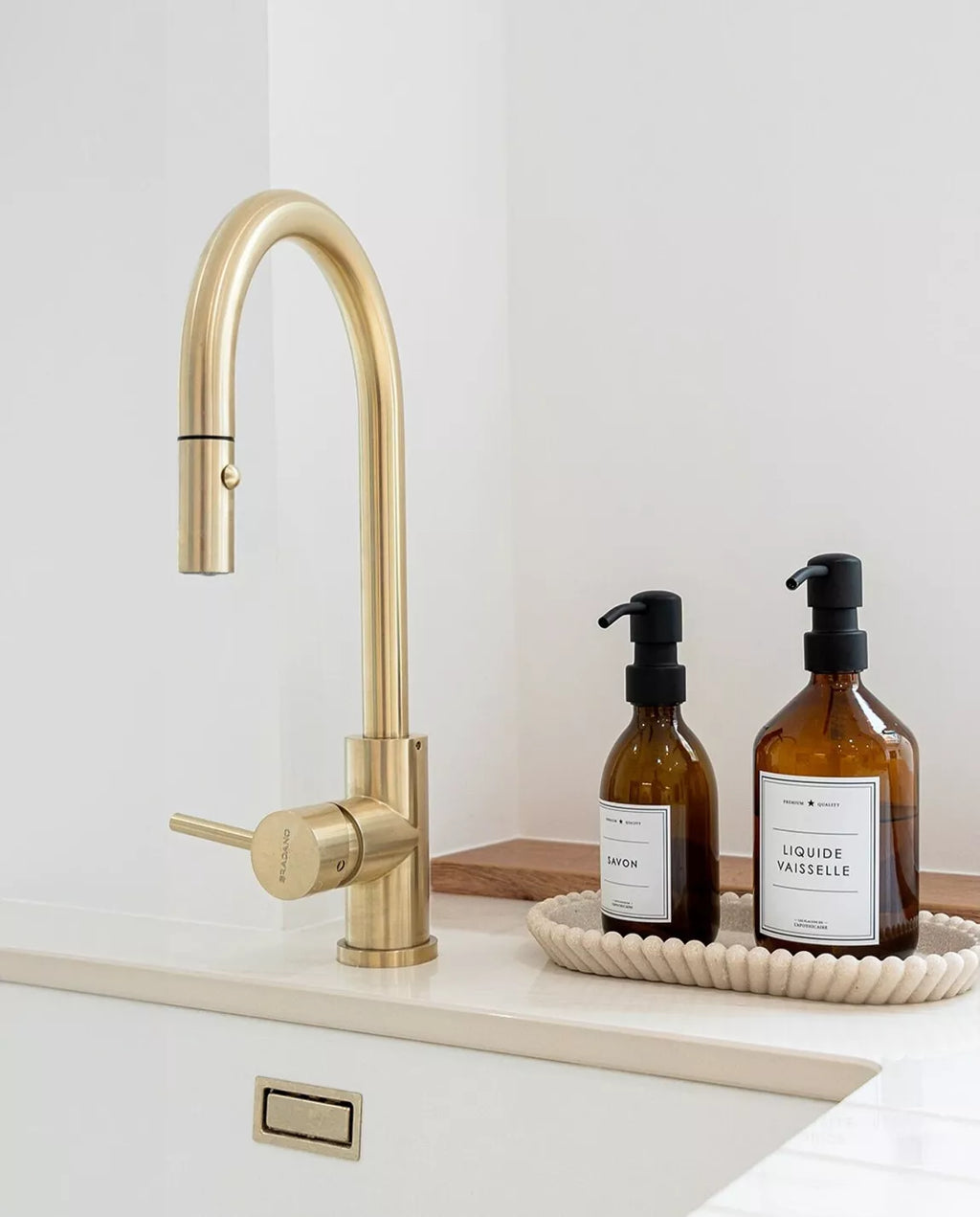 Flacon liquide vaisselle ambre 500ml