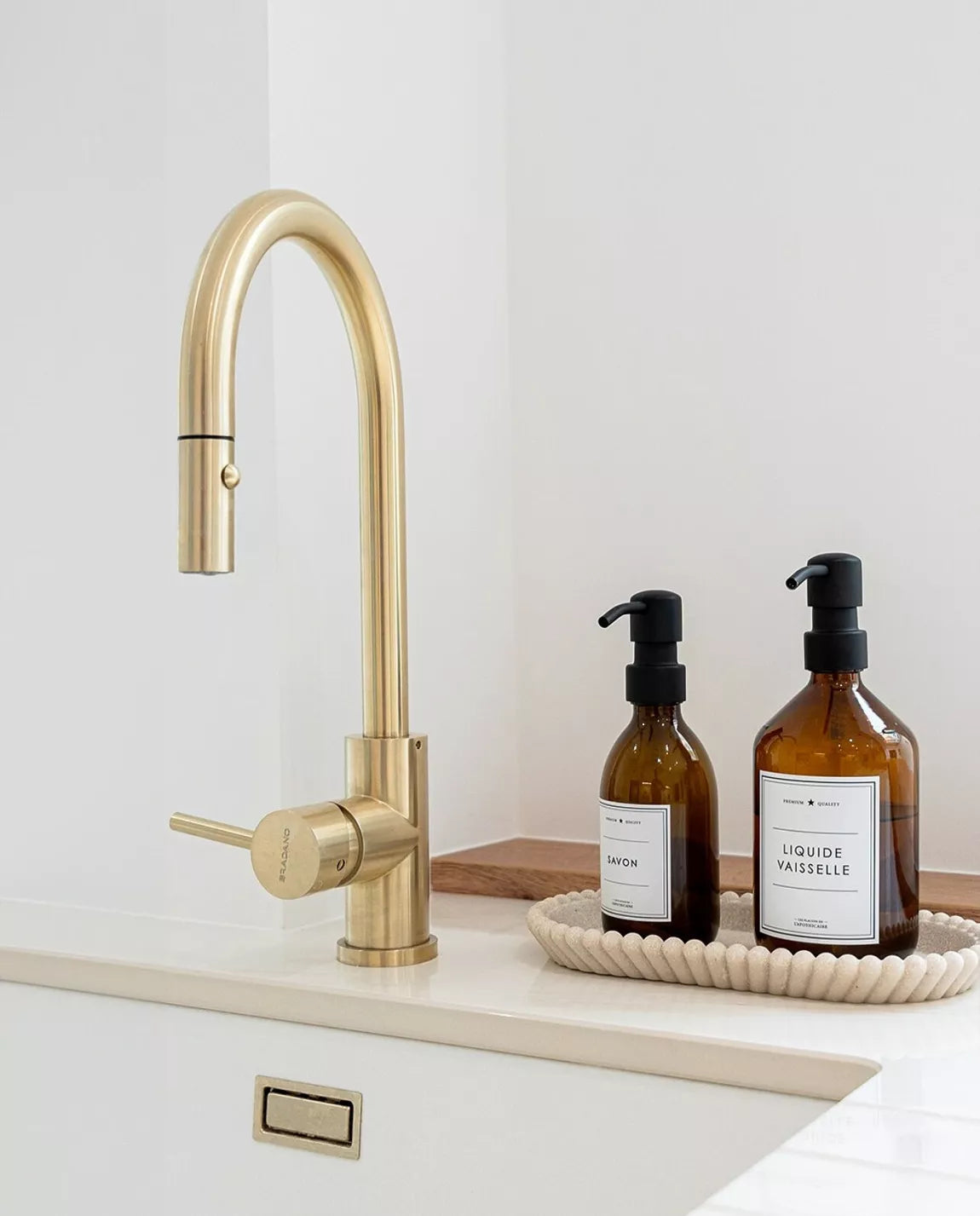 Flacon liquide vaisselle ambre 500ml