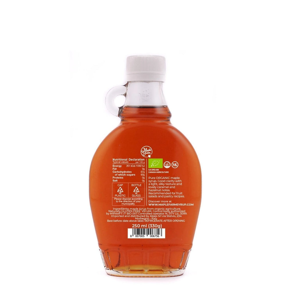 Organic pure maple syrup
