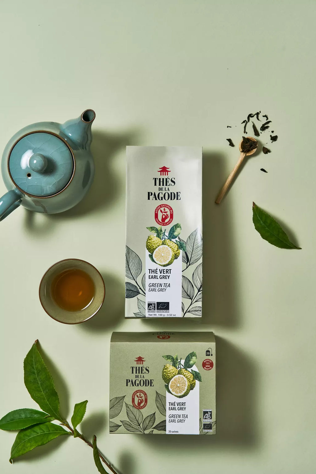 Thé vert Earl Grey bio
