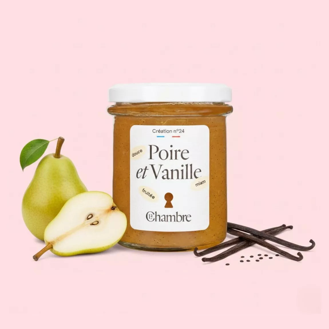 Confiture poire vanille