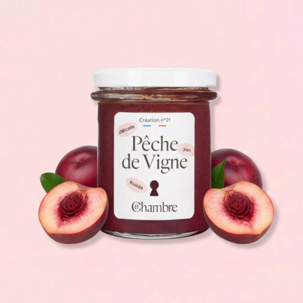 Confiture pêche de vigne