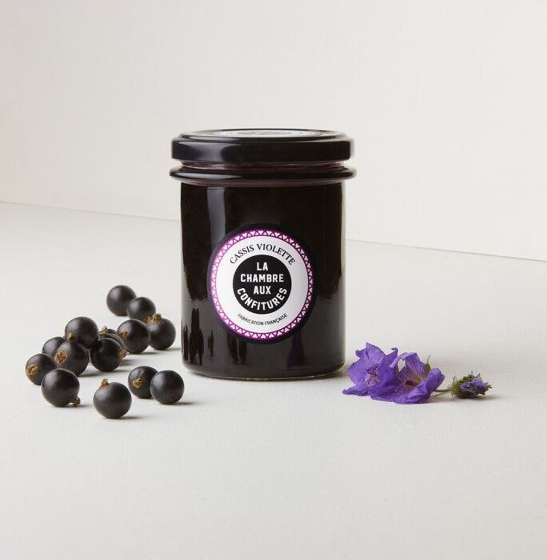 Purple blackcurrant jam