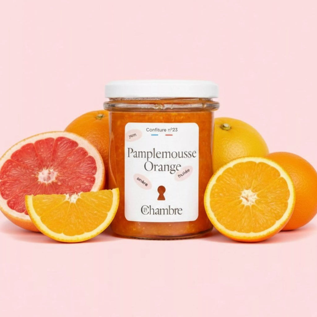 Confiture pamplemousse orange