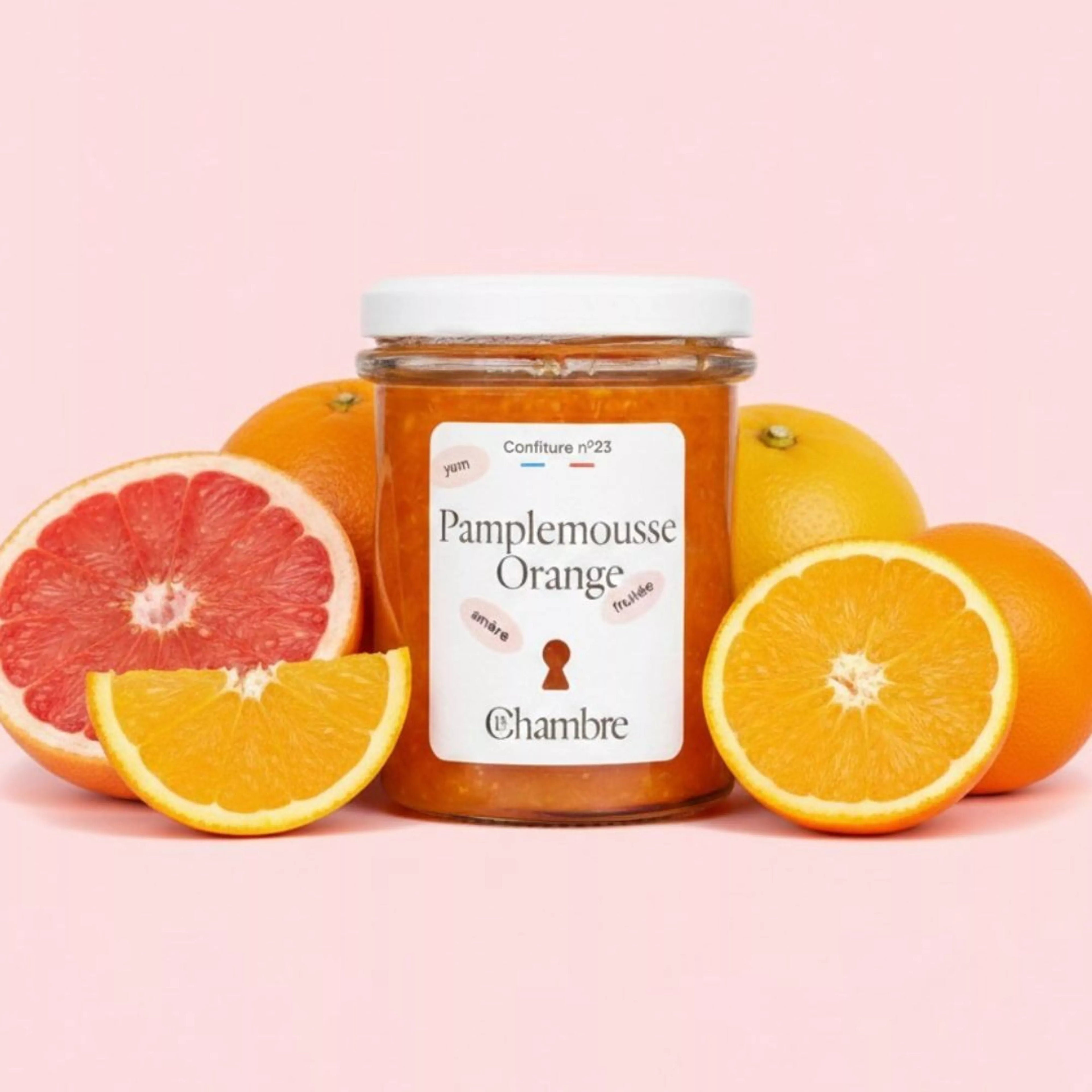 Confiture pamplemousse orange