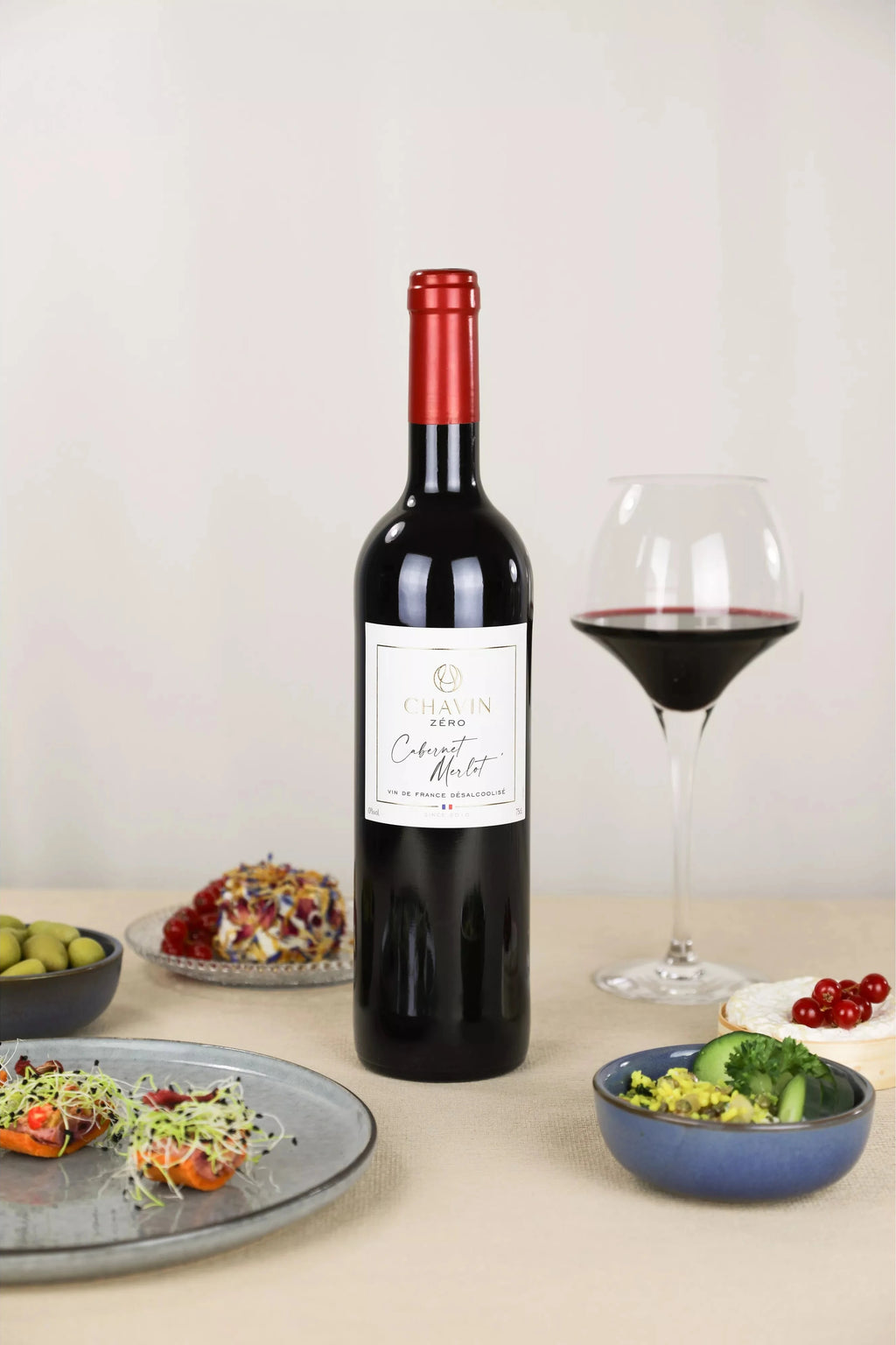 Cabernet et merlot sans alcool