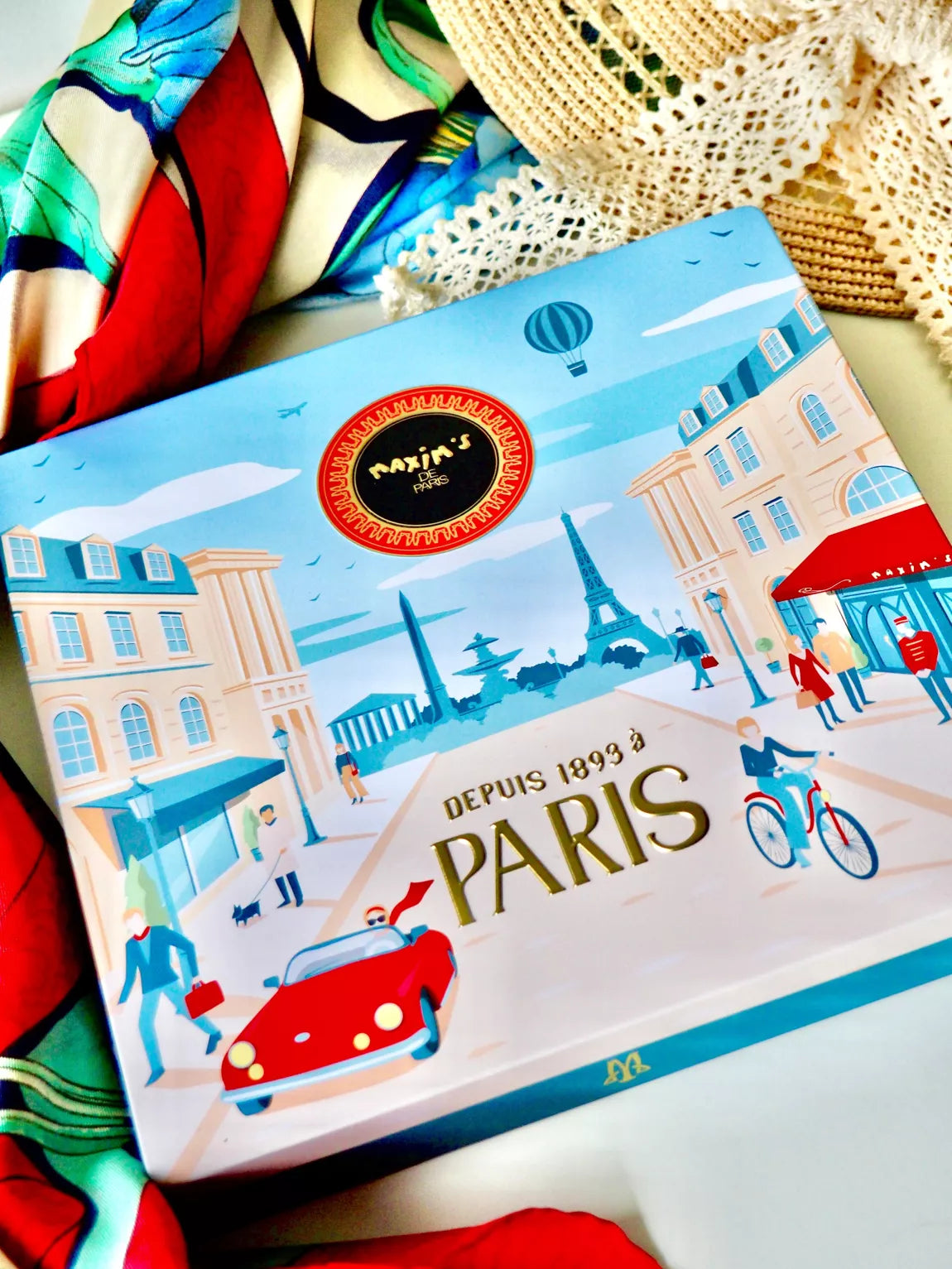 Coffret 50 carrés de chocolat assortis