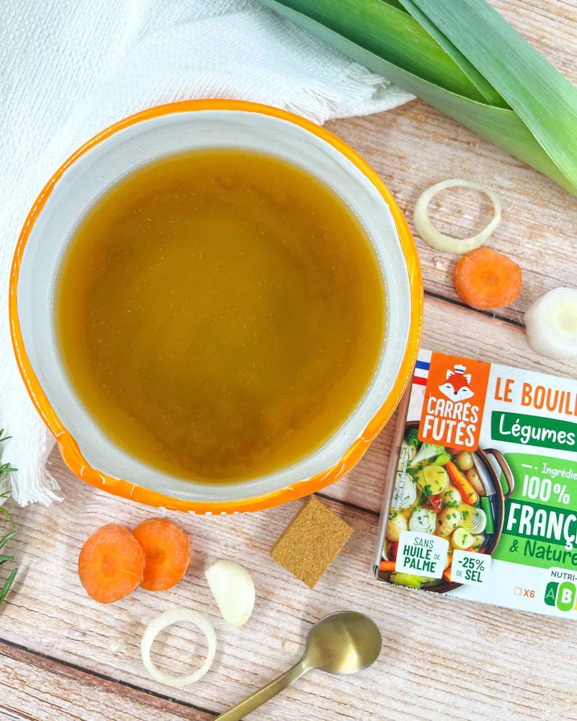 Le bouillon de légumes