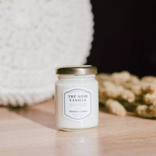 Bougie parfumée thé noir et vanille