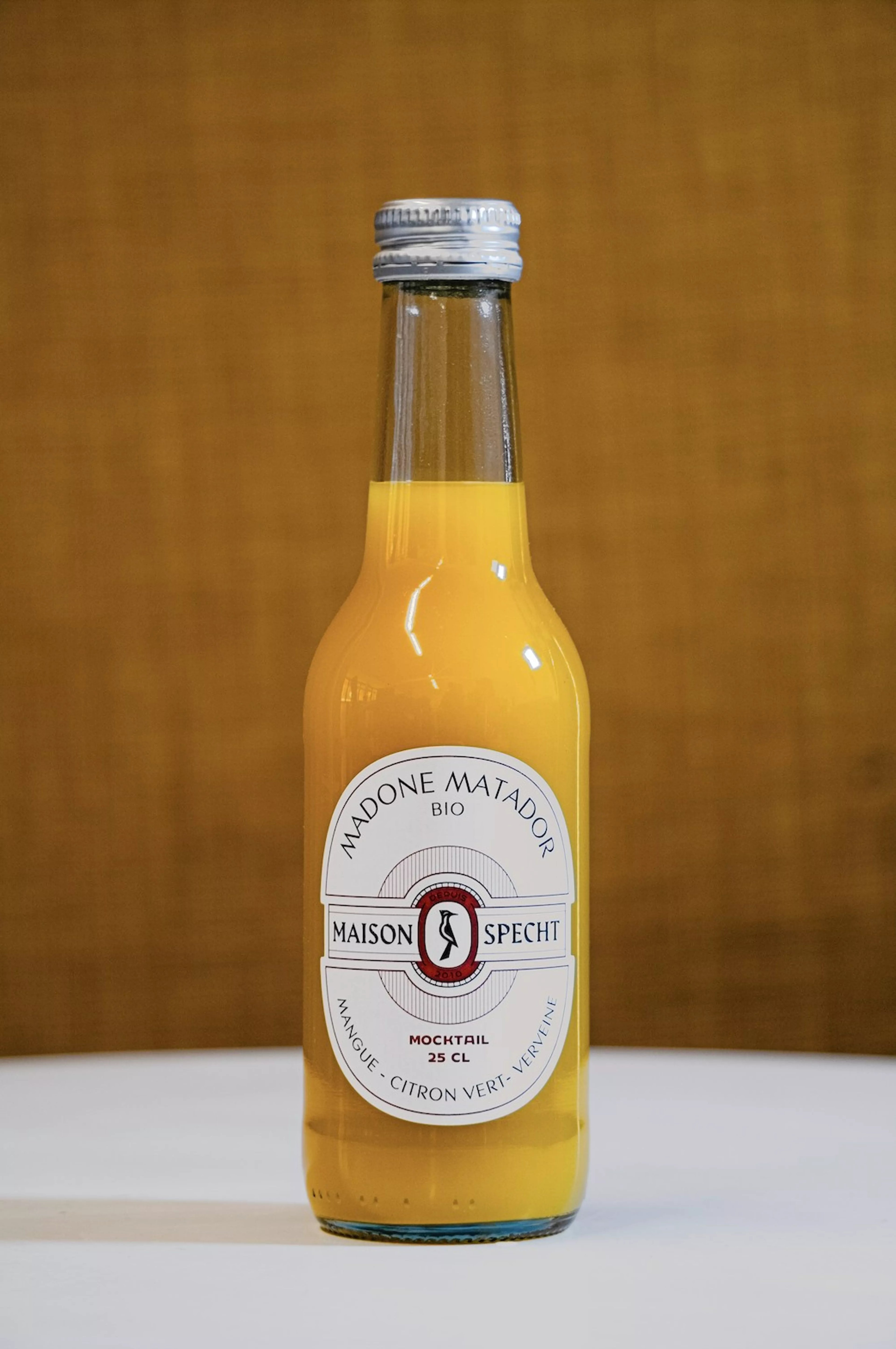 Mocktail Madone Matador - mangue citron vert verveine bio