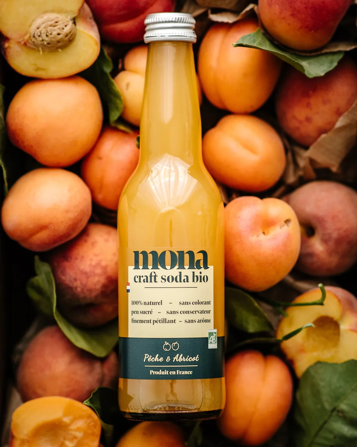 Peach and Apricot Soda