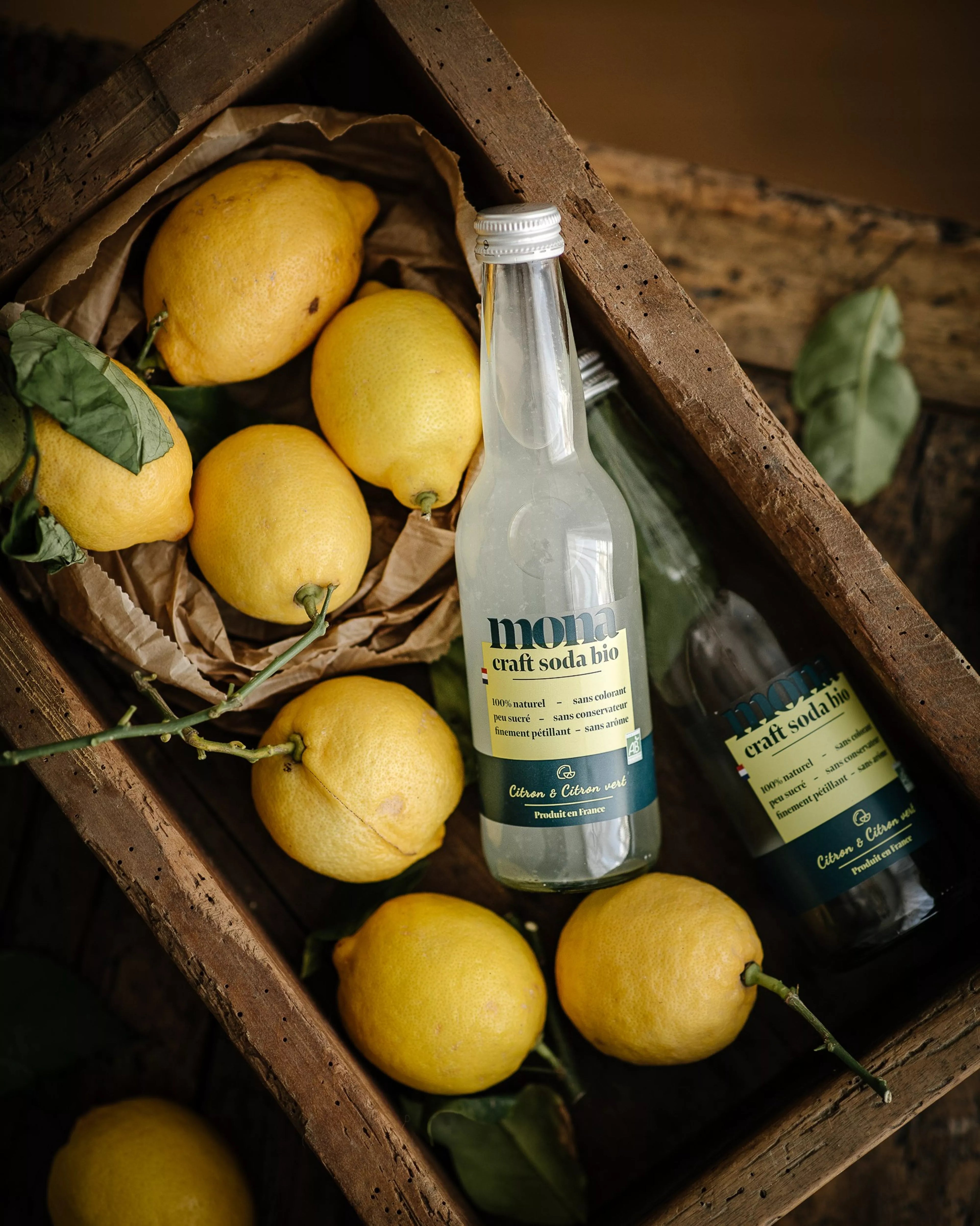 Lemon and lime soda