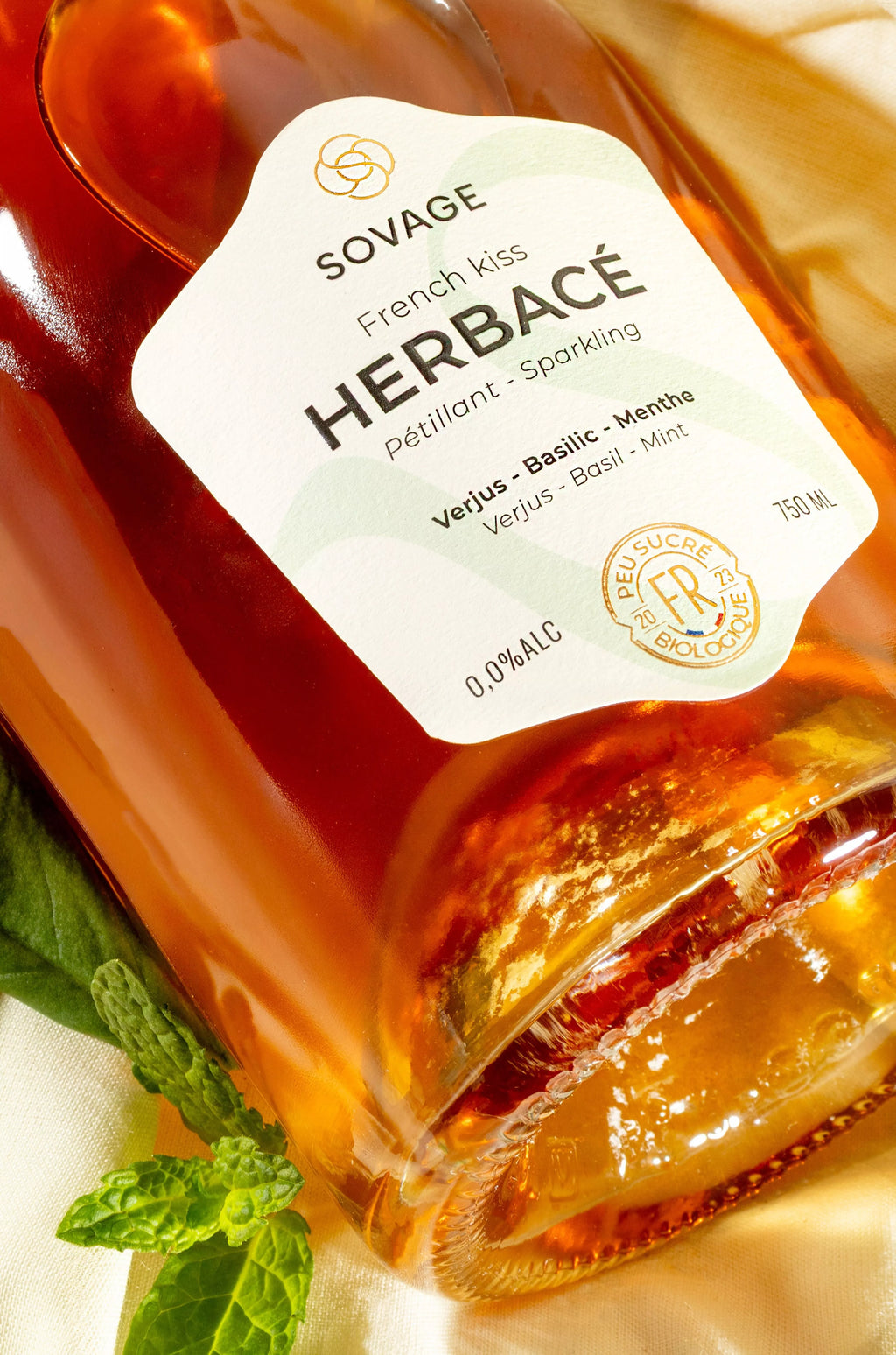 Pétillant herbacé sans alcool - French Kiss