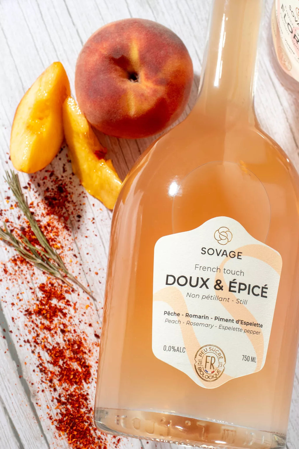 Pétillant doux et épicé sans alcool - French Touch