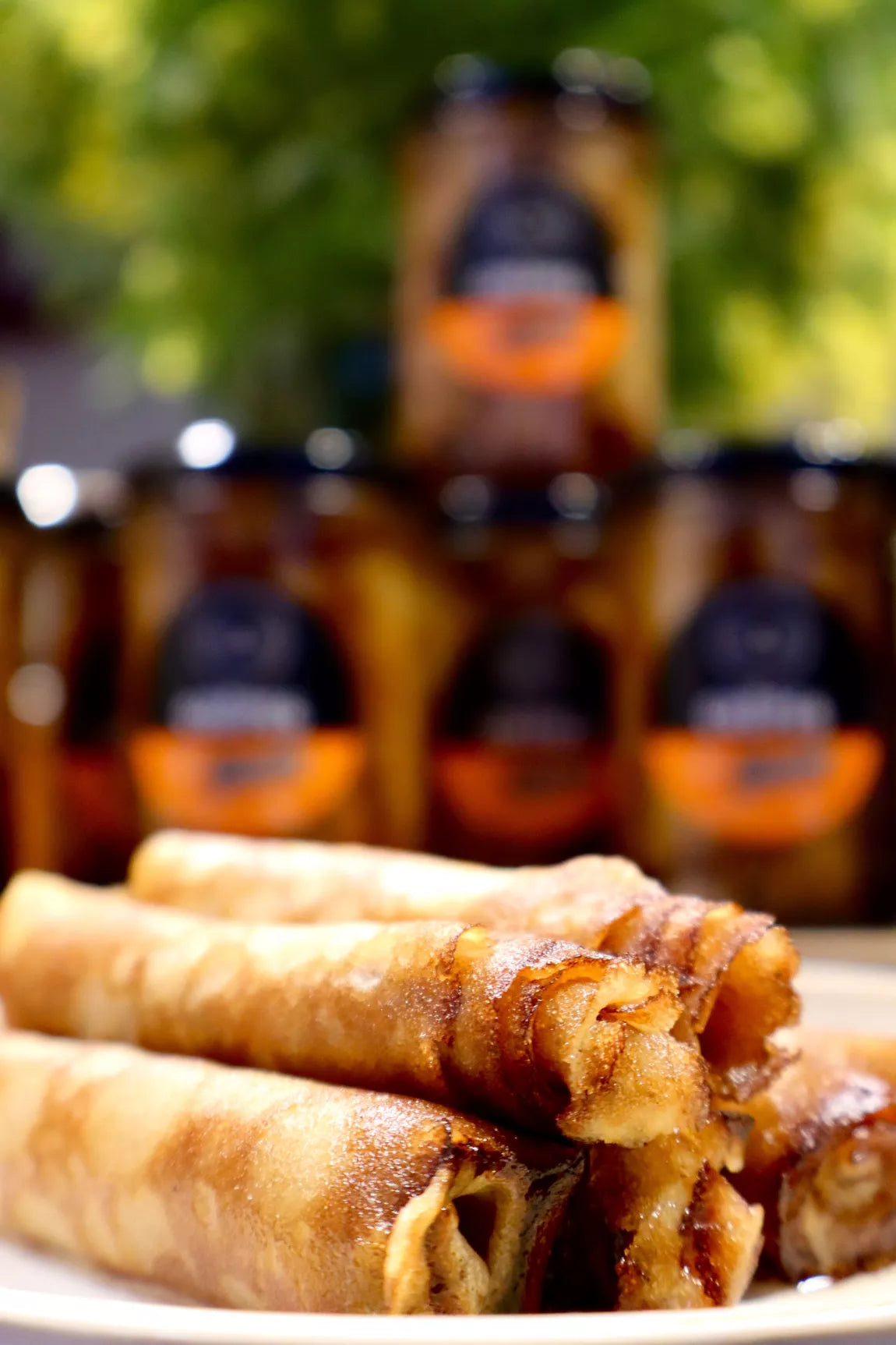 Trio of mini-babas: vanilla rum - cinnamon calvados - orange cointreau