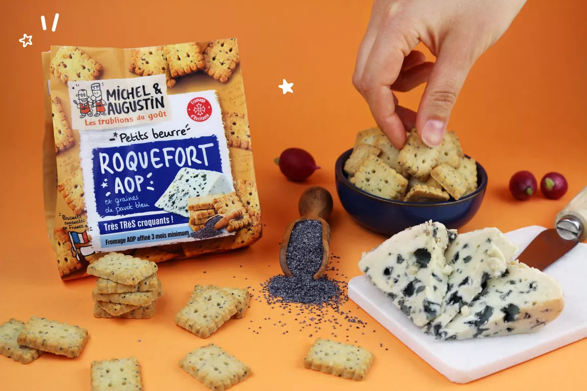 Roquefort aperitif butter cookies