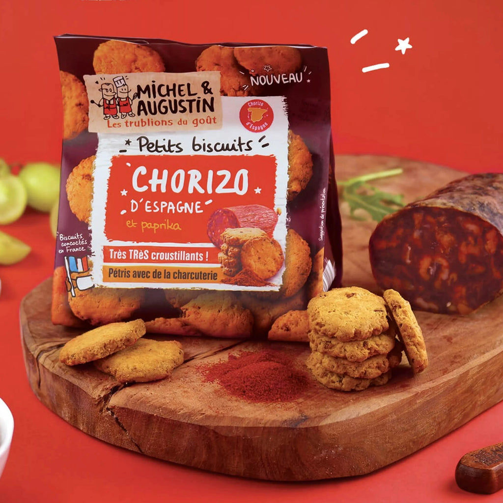 Small chorizo ​​and paprika biscuits