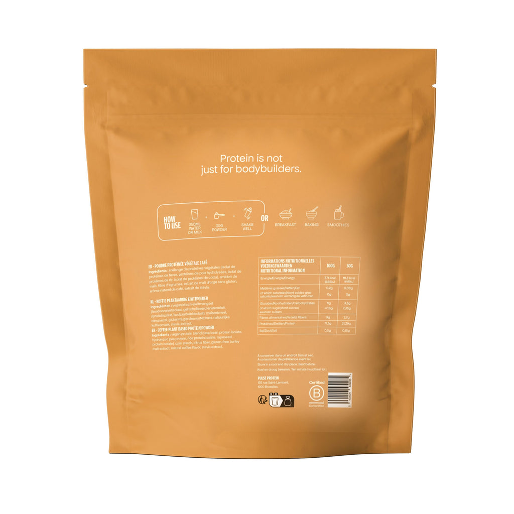 Coffee protein powder