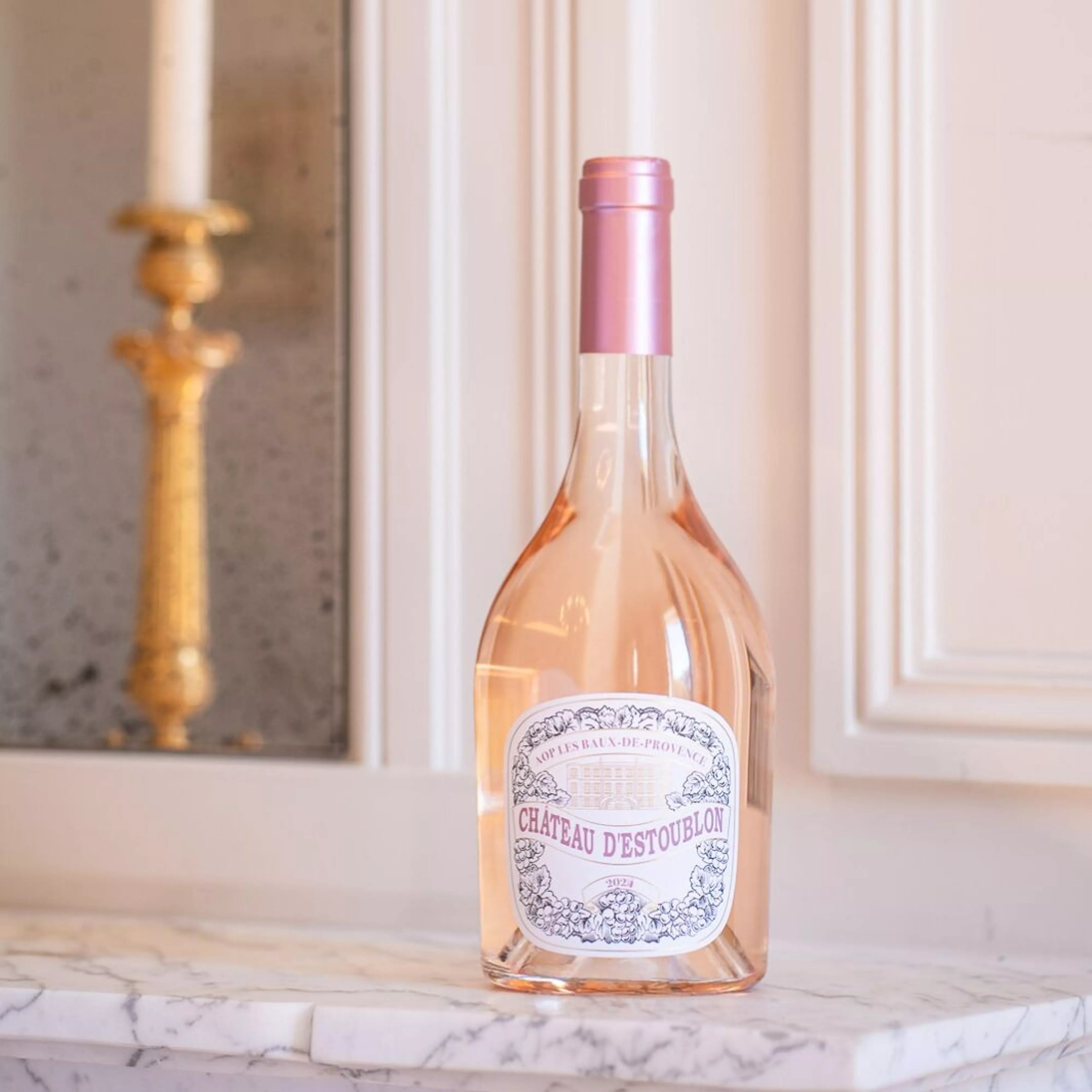 Magnum vin rosé 2024 Château d'Estoublon - AOP Baux de Provence bio