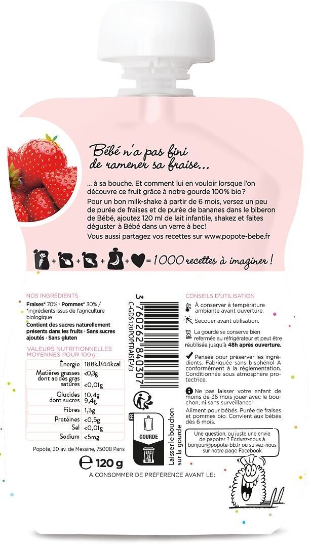 Les fraises bio