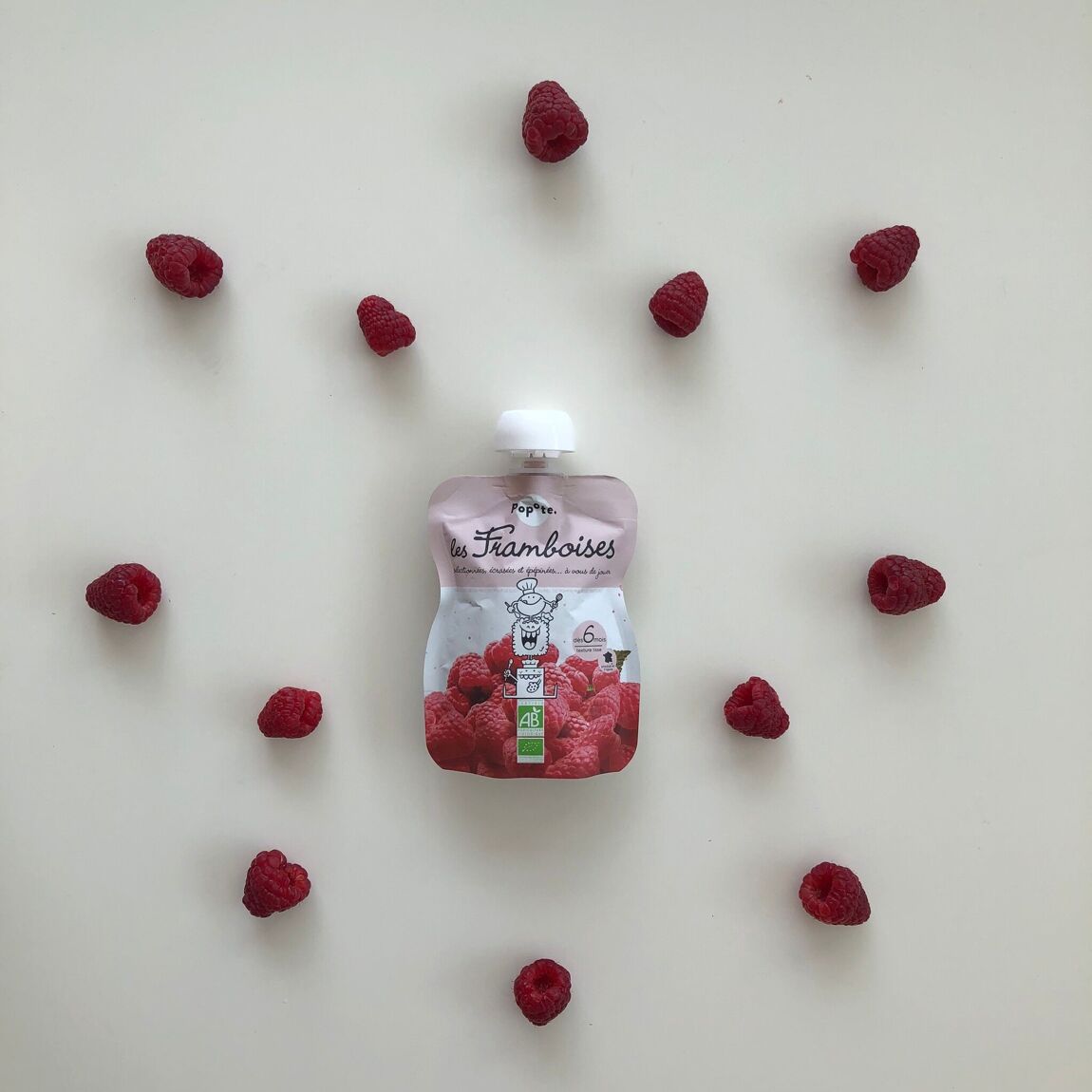 Les framboises bio