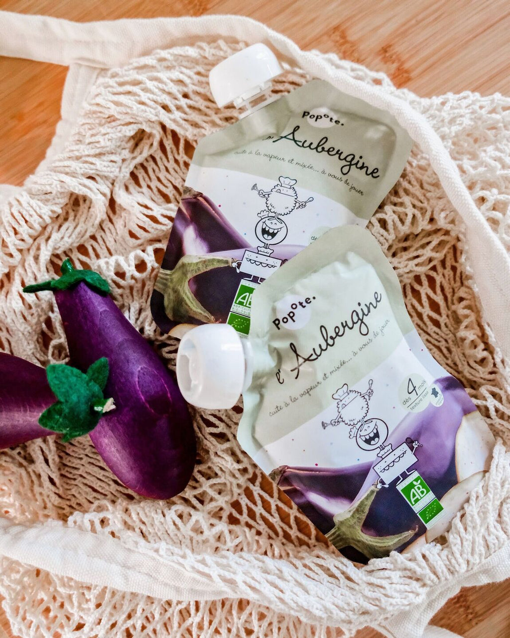 Biologische aubergine 