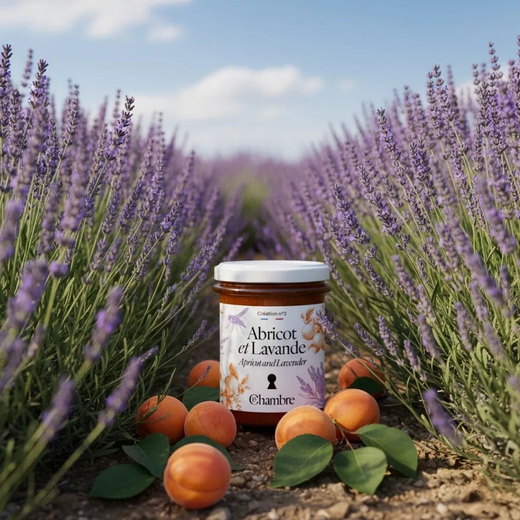 Confiture abricot lavande