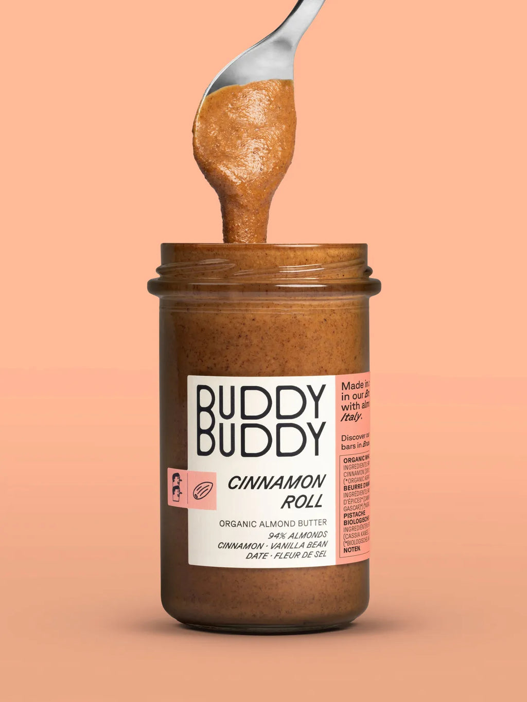 Beurre d'amande cinnamon roll bio