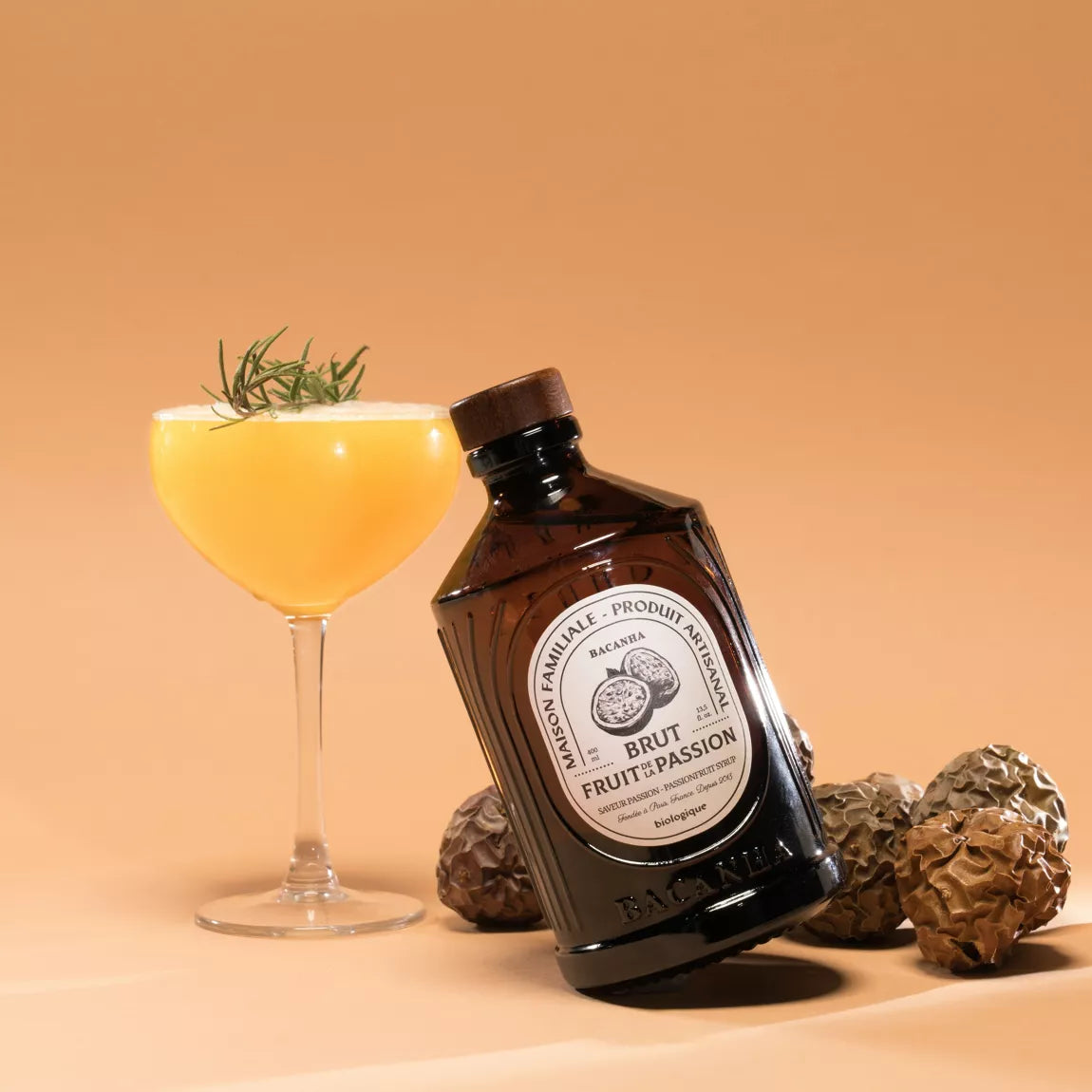 Sirop brut de fruit de la passion bio