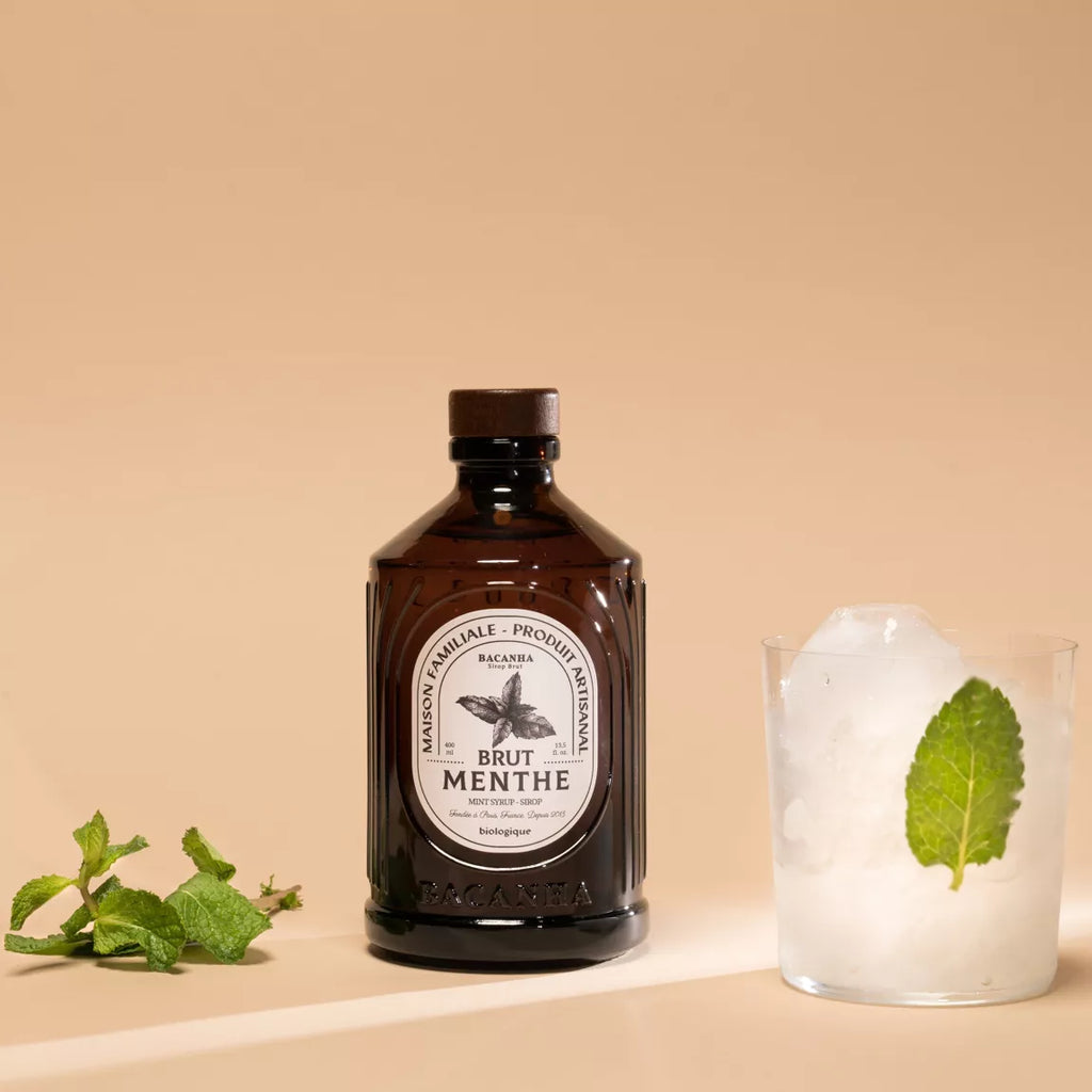 Sirop brut de menthe bio