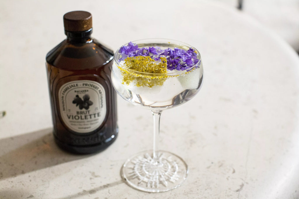 Sirop brut de violette bio