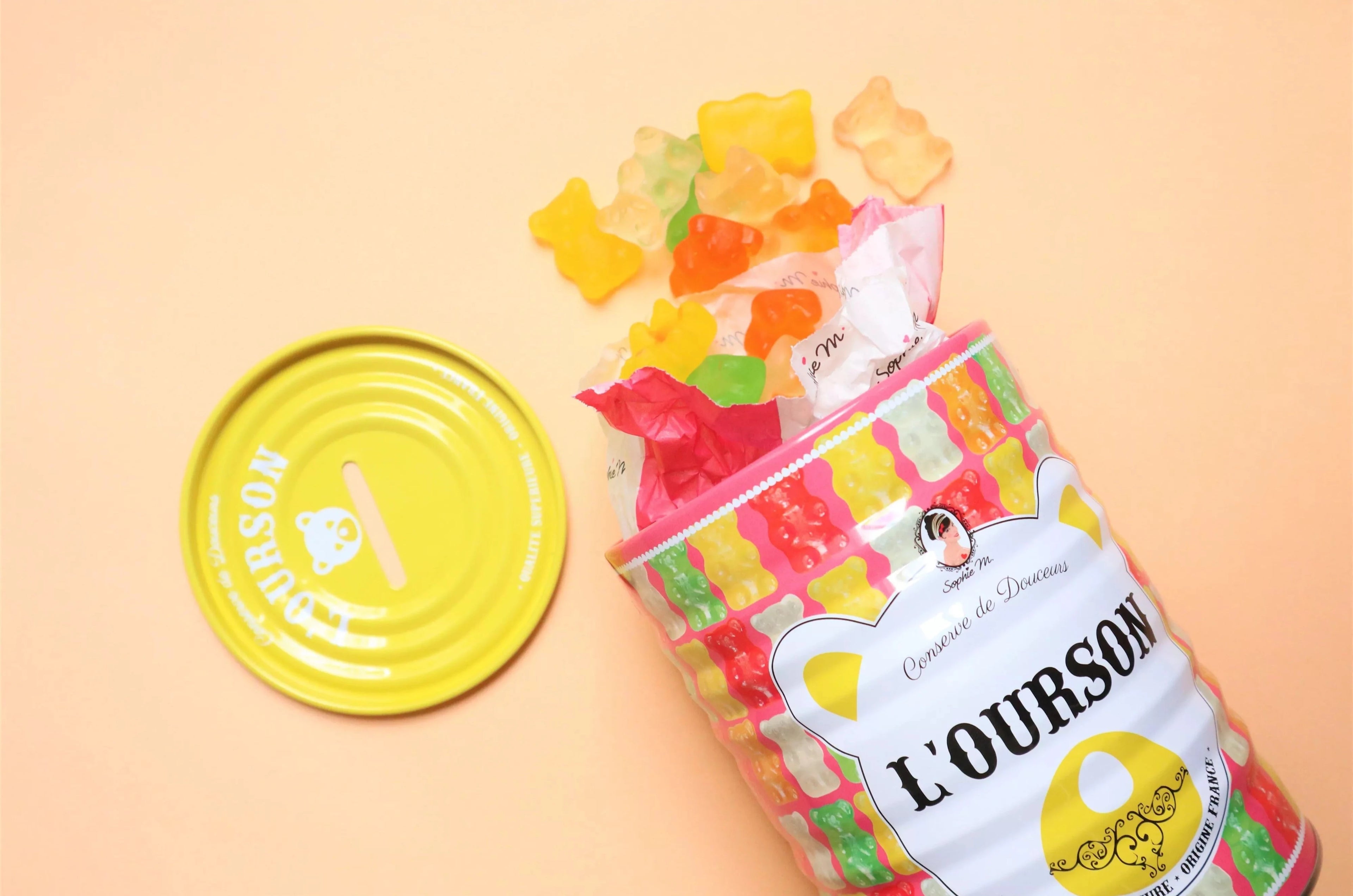 Conserve de douceurs oursons
